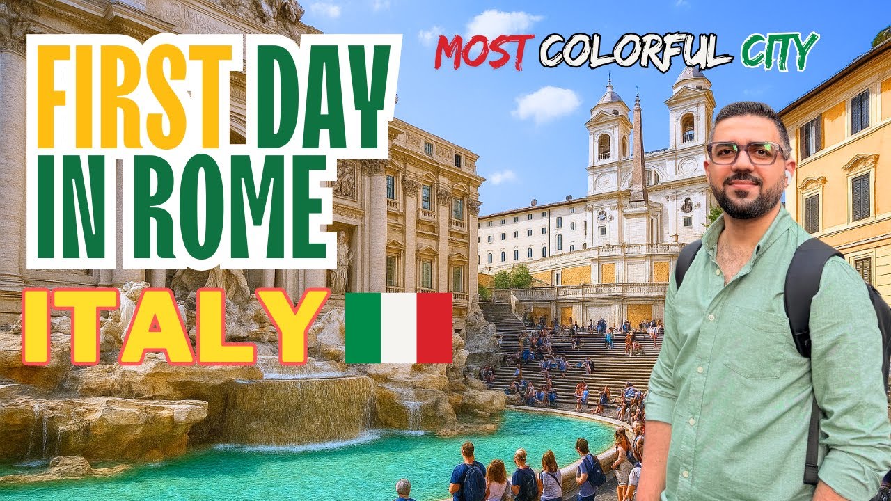 Rome Italy Vlog | Most Beautiful Places to Visit | Trevi Fountain Spanish Steps & Best Italian Pizza