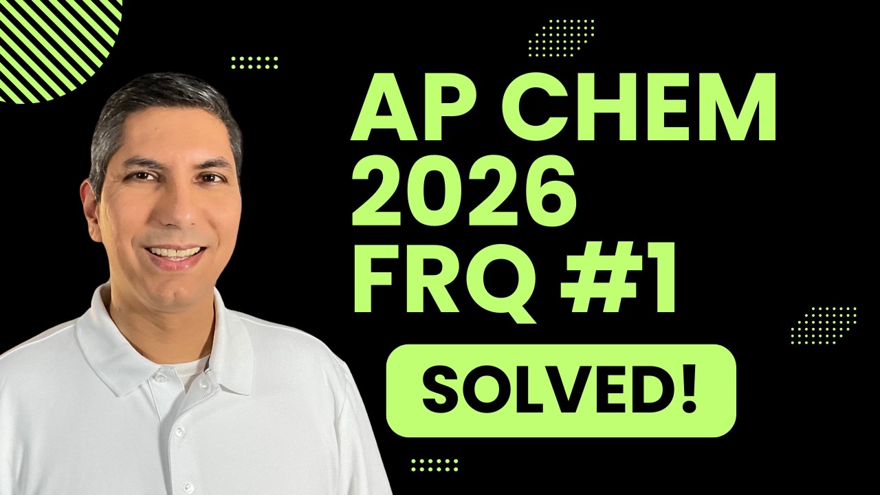 Вопрос 1 из экзамена AP Chemistry 2026 (свободный ответ) - РЕШЕНО!
