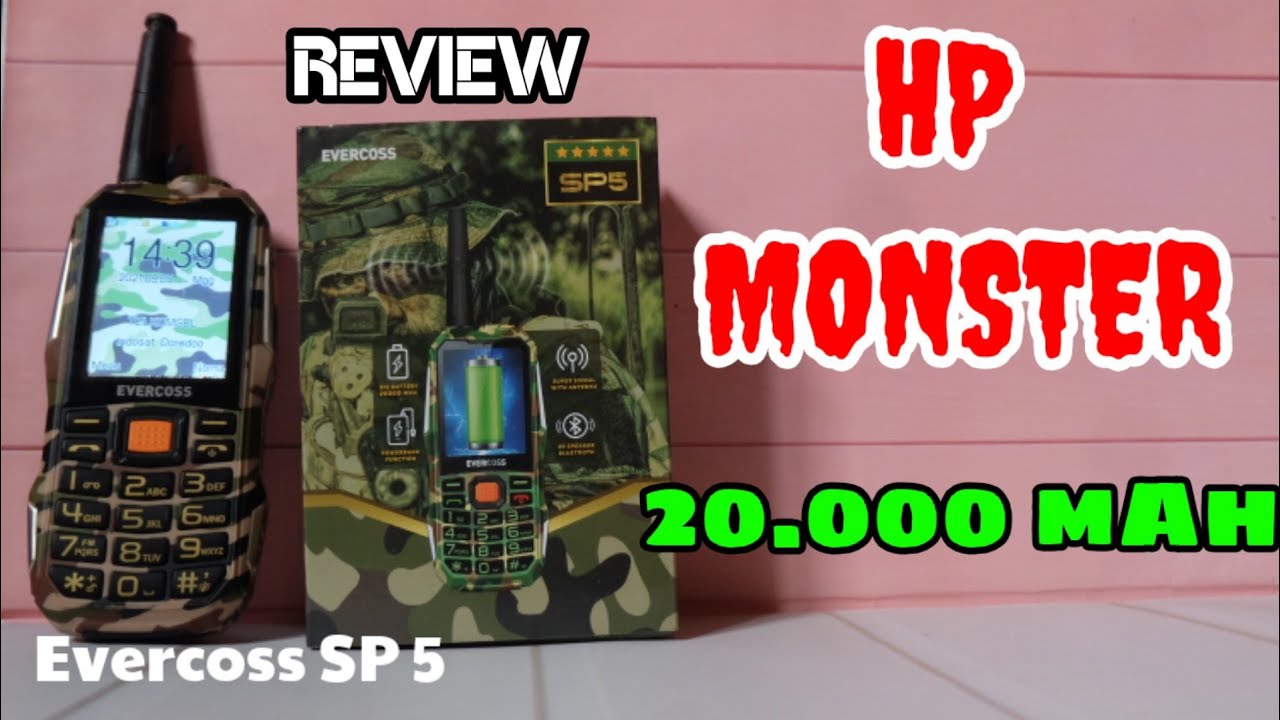 Unboxing Hp EVERCOSS SP5 || Baterai 20.000 mAh