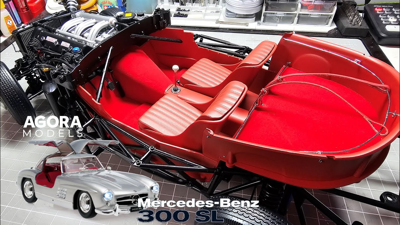 Соберите Mercedes 300SL Gullwing в масштабе 1:8 — набор 6 — этапы 36–45