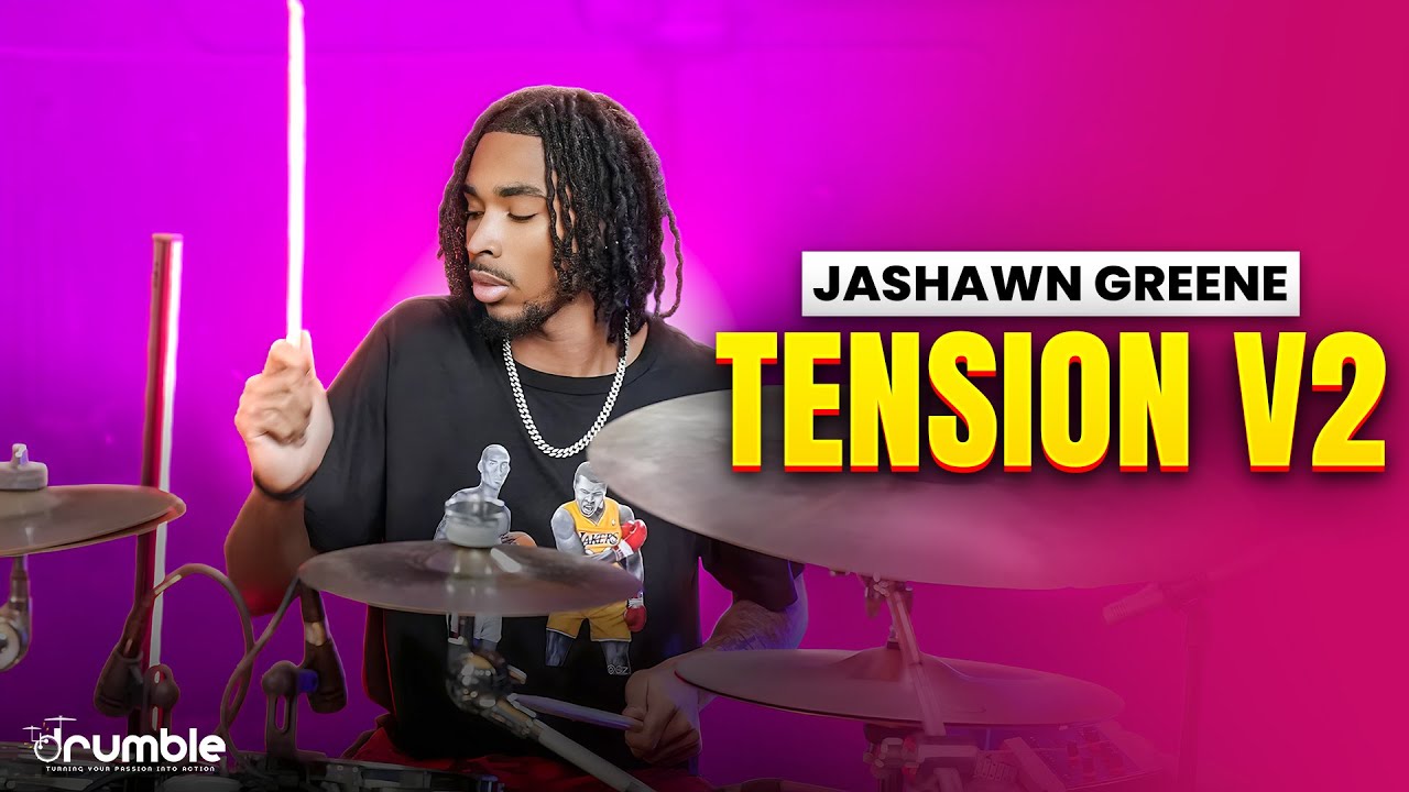 Watch Jashawn Greene Go Off On The Drums - Tension V2