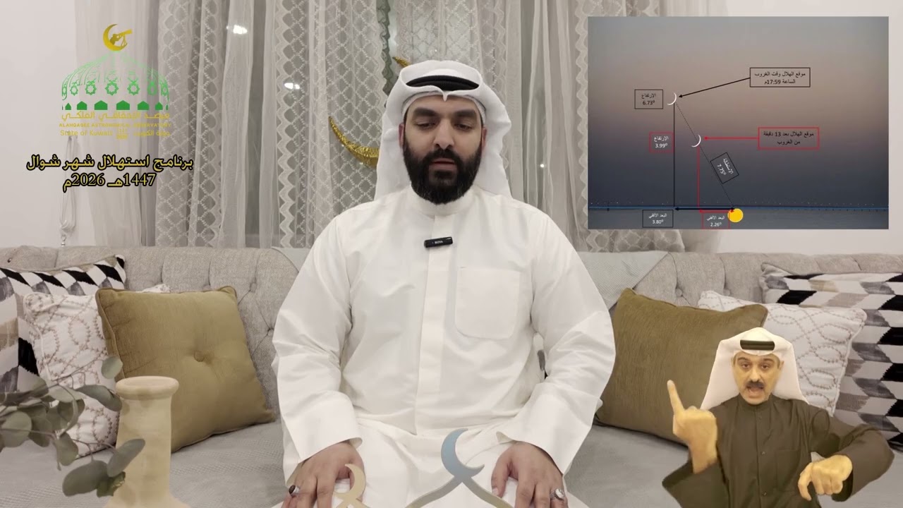 برامج استهلال شهر شوال 1447هـ 2026م مرصد الاحقاقي الفلكي