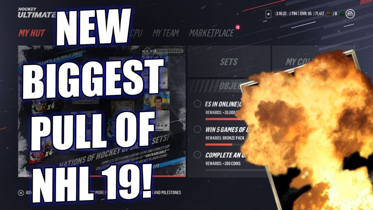 BIGGEST PULL OF THE YEAR - NHL 19 Packs