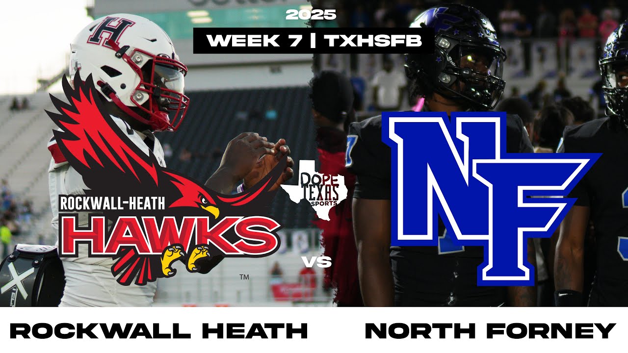 Rockwall-Heath vs North Forney 6A GAME OF THE YEAR🔥 | 111 Point OVERTIME GAME | Week 7 | #txhsfb