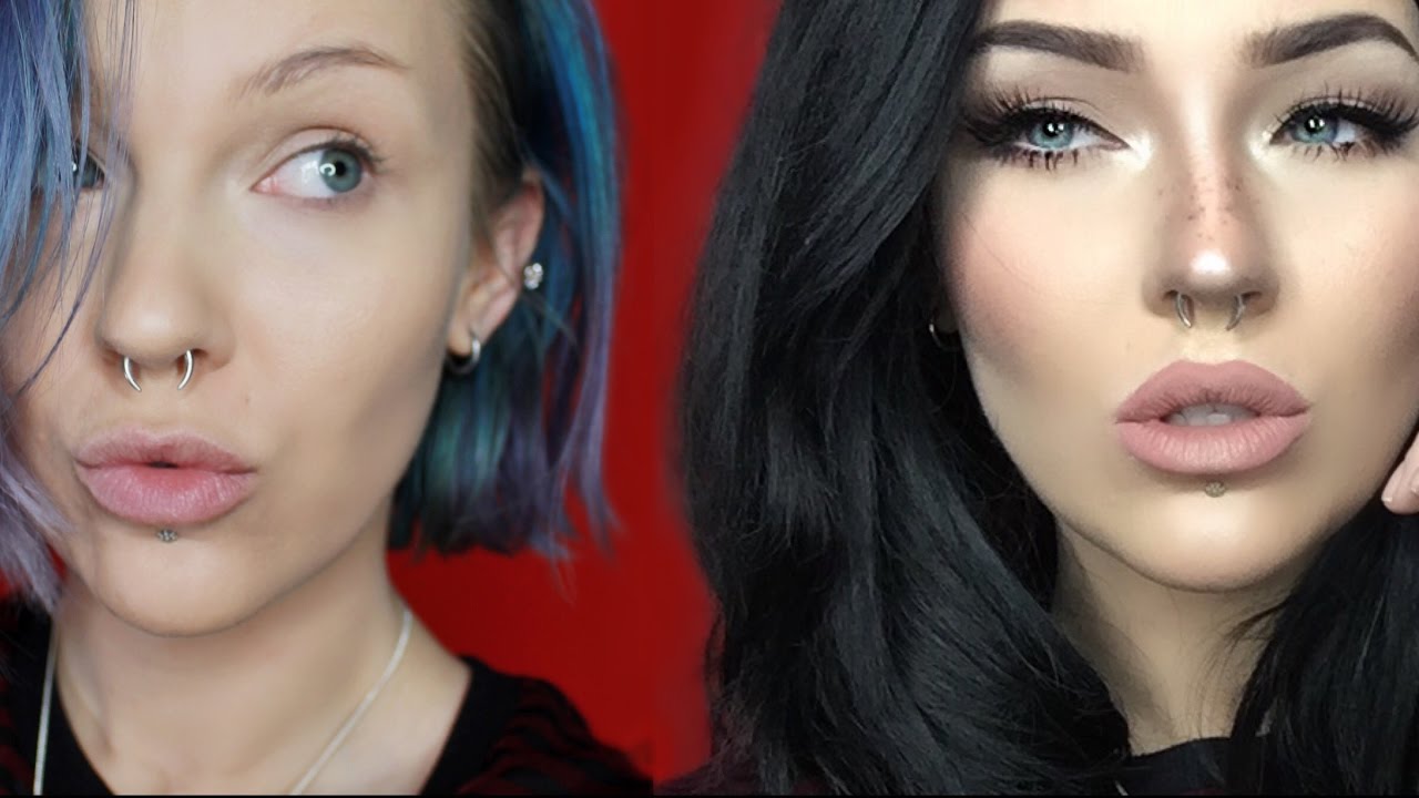 from thumb to fox//megan fox transformation//makeup tutorial