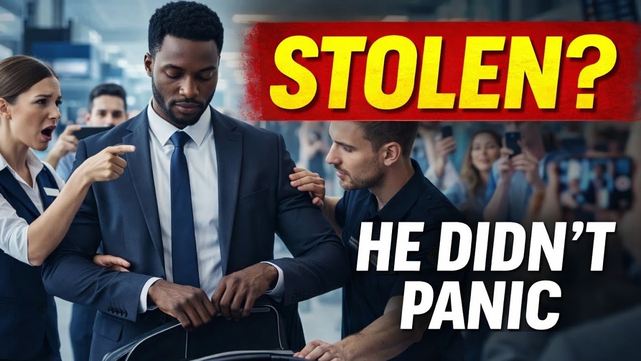 Airline Staff Accuse Black Man of Stolen Luggage — His Calm Response Silences the Entire Airport