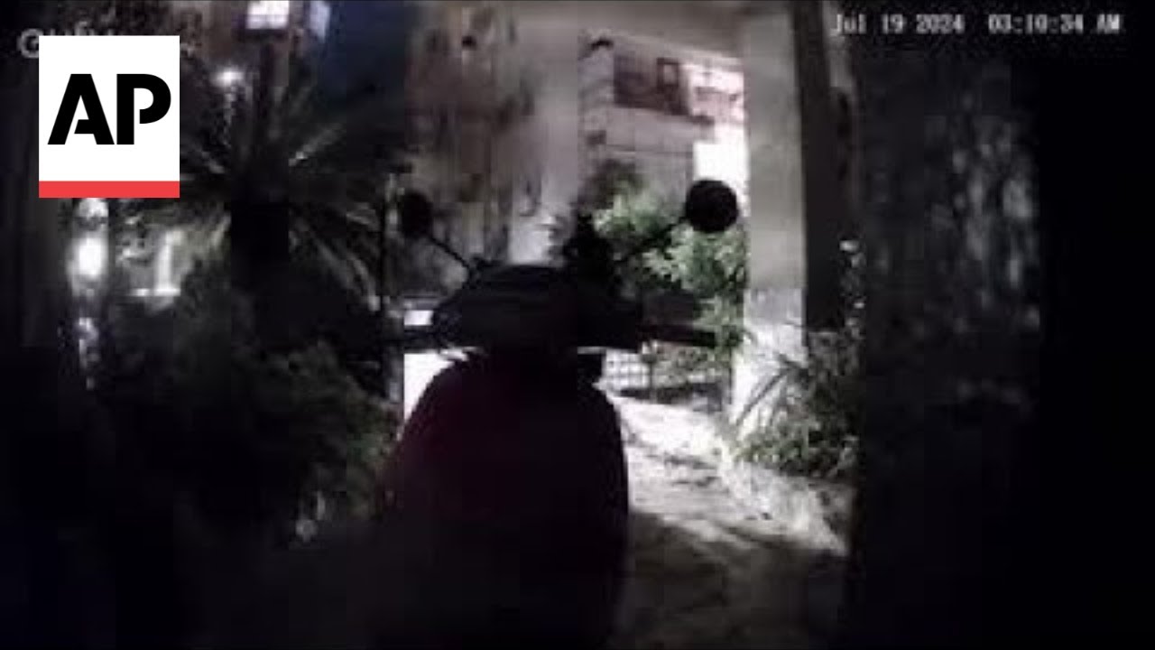 WATCH: Security camera footage shows drone attack explosion in Tel Aviv
