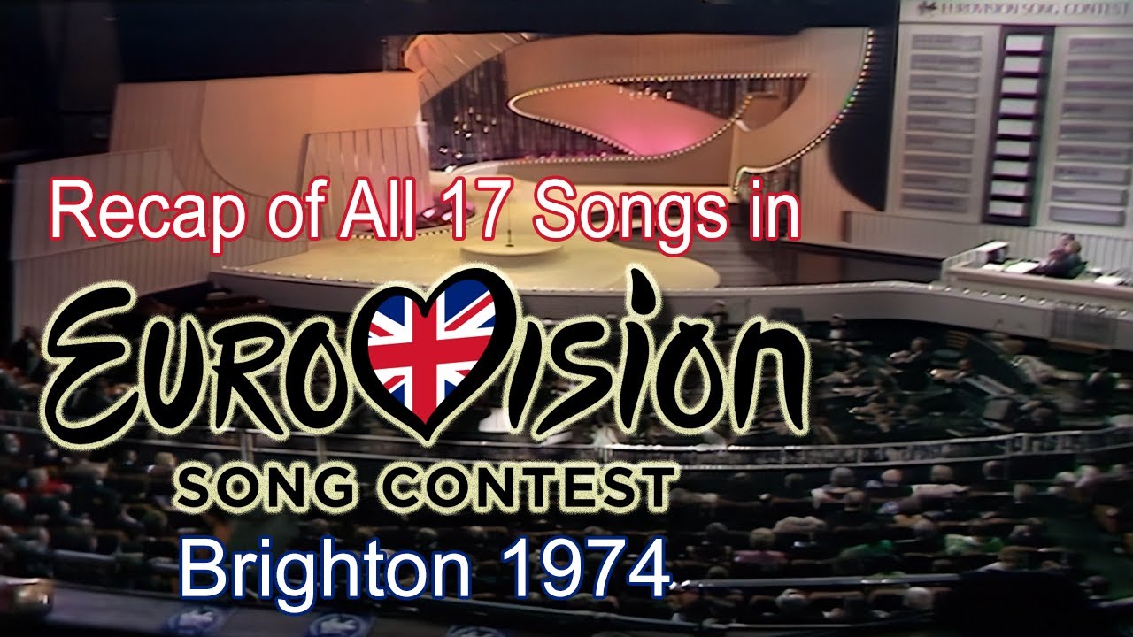 Recap of All 17 Songs in Eurovision Song Contest 1974