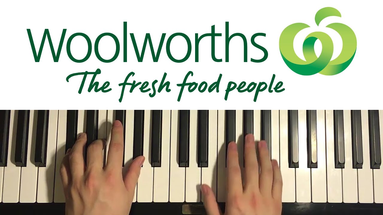 How To Play - Woolworths Sound (EASY Piano Tutorial)