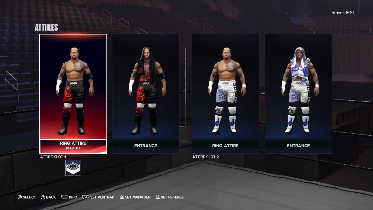 Solo Sikoa Bloodline WWE Superstar Threads Attire Showcase WWE 2K24
