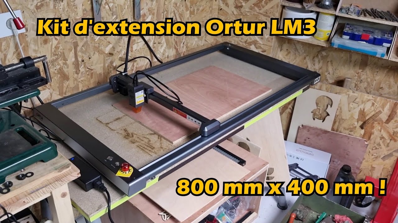 Kit d'extension pour graveuse laser Ortur LM3