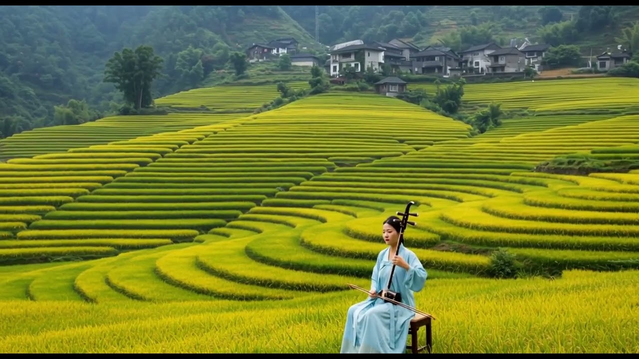 &ldquo;Ancient Erhu Melody in Golden Rice Terraces | Peaceful Chinese Traditional Music for Relaxation&rdquo;