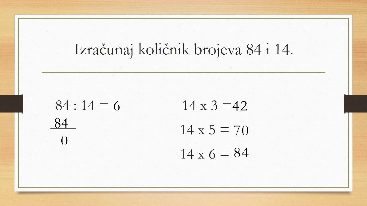 Dijeljenje dvocifrenom brojem