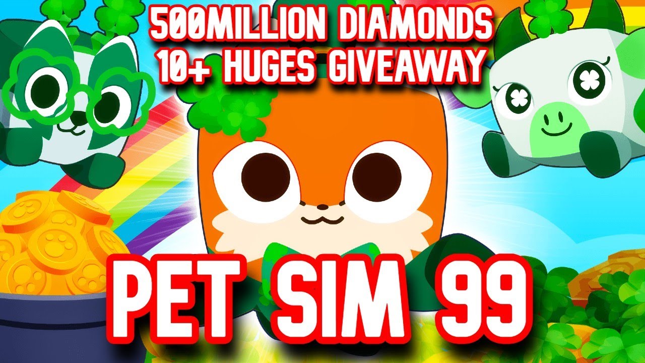 🔴 Pet Sim 99 LIVE!, 1Billion Gems, Huges & Race to 50,000