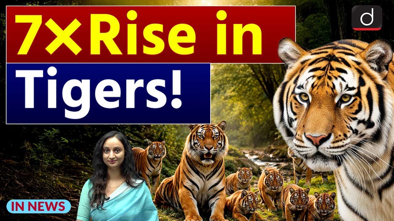 Tiger Population Growth in Valmiki Tiger Reserve | InNews | UPSC | Drishti IAS English