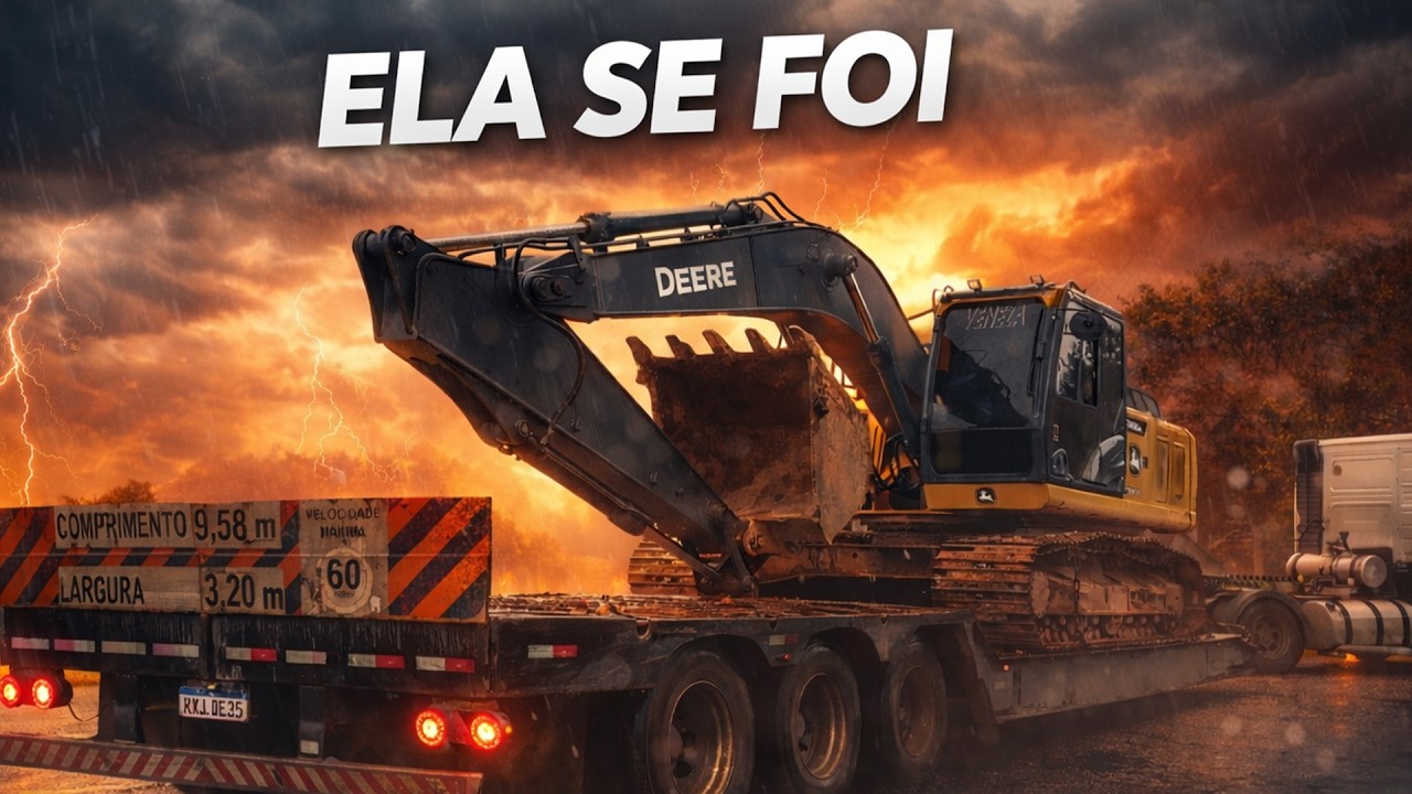 TIVE QUE DEVOLVER A ESCAVADEIRA JHON DERERE 210G LC