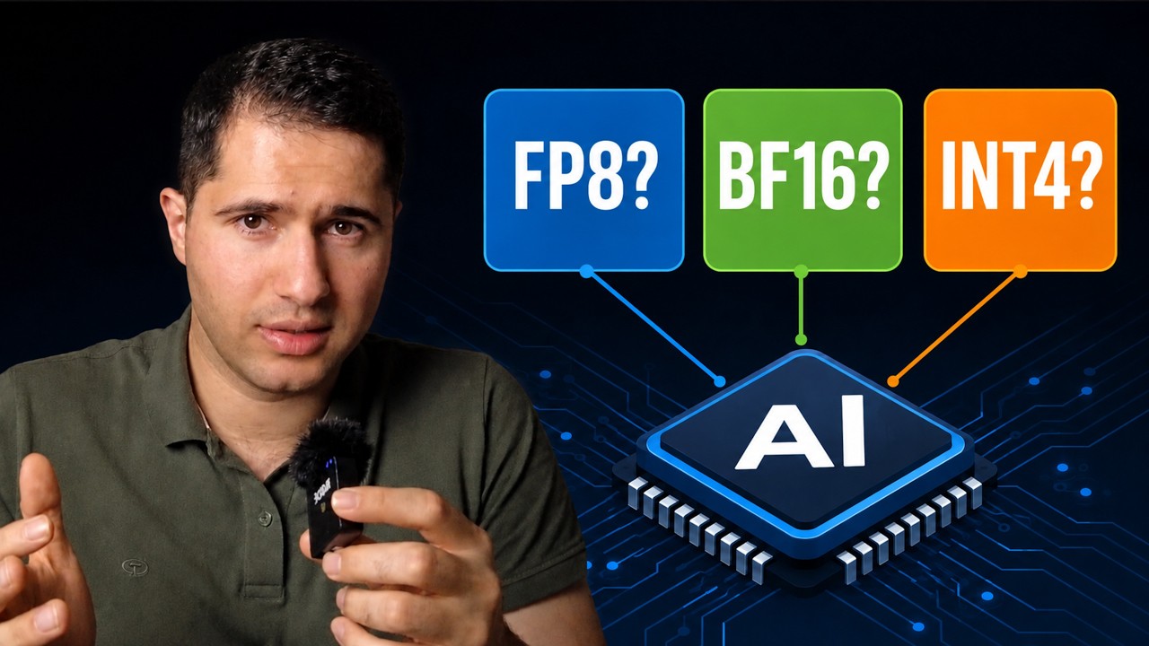 Why LLMs Use Weird Numbers: FP8, BF16, INT4