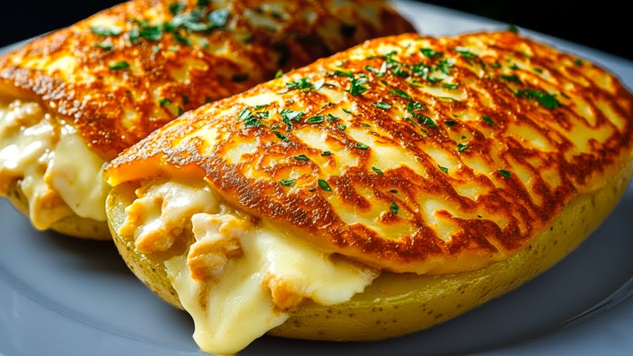 Potato with Eggs Tastes Better Than Meat! Delicious Potato Snack Recipe in 10 Minutes!