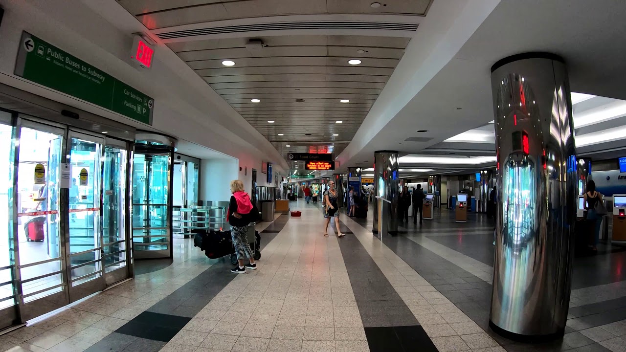 ⁴ᴷ⁶⁰ Walking NYC (Narrated) : LaGuardia Airport Central Terminal B (July 21, 2019)