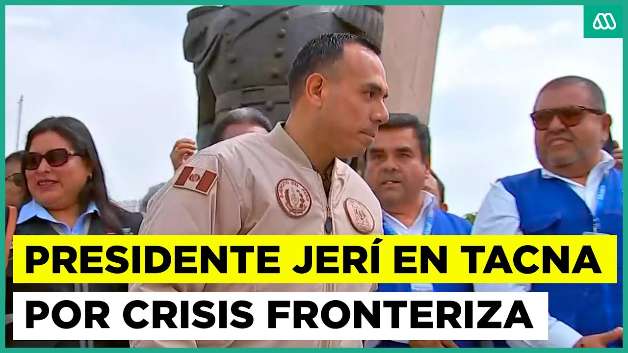 Presidente de Perú, José Jerí, arribó a Tacna en medio de crisis fronteriza con Chile