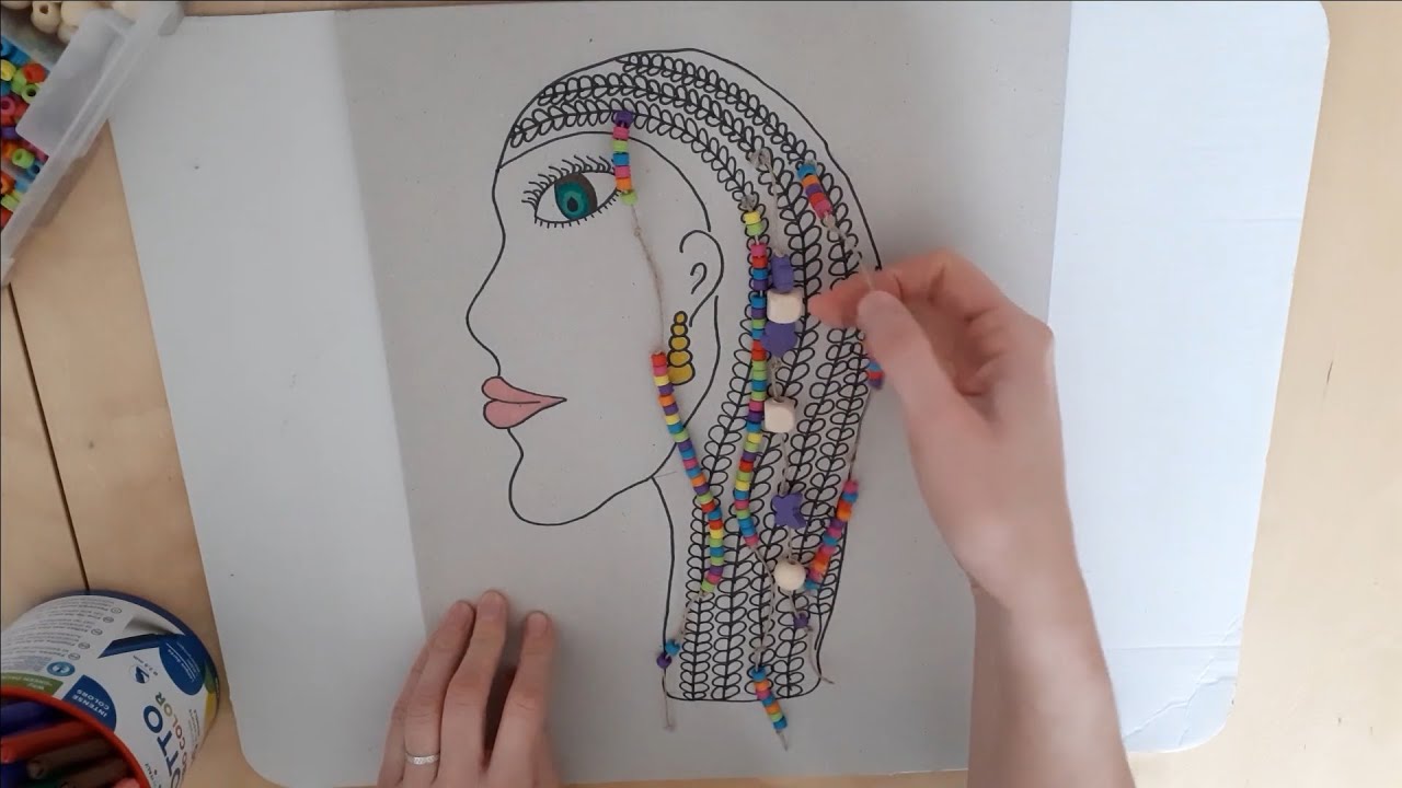TUTOS CRÉATIFS : La tête à coiffer aux tresses africaines (DIY)