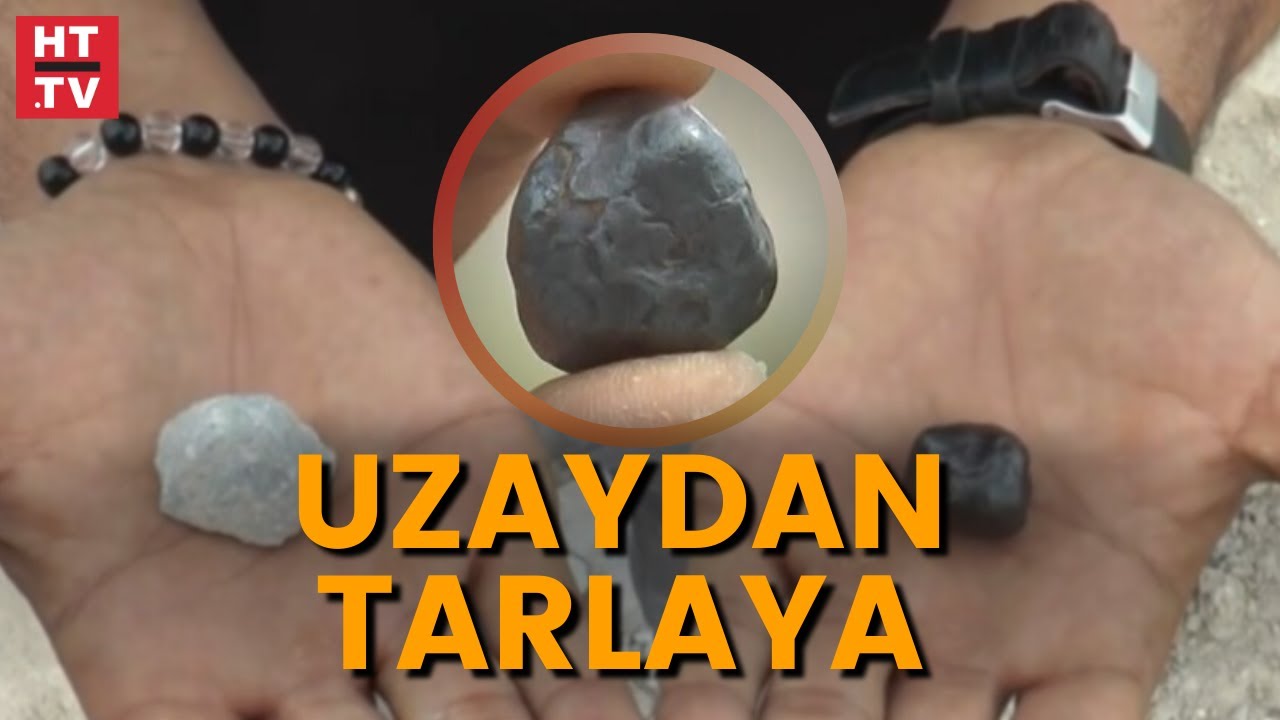 Tarlada yürürken 'göktaşı' buldu