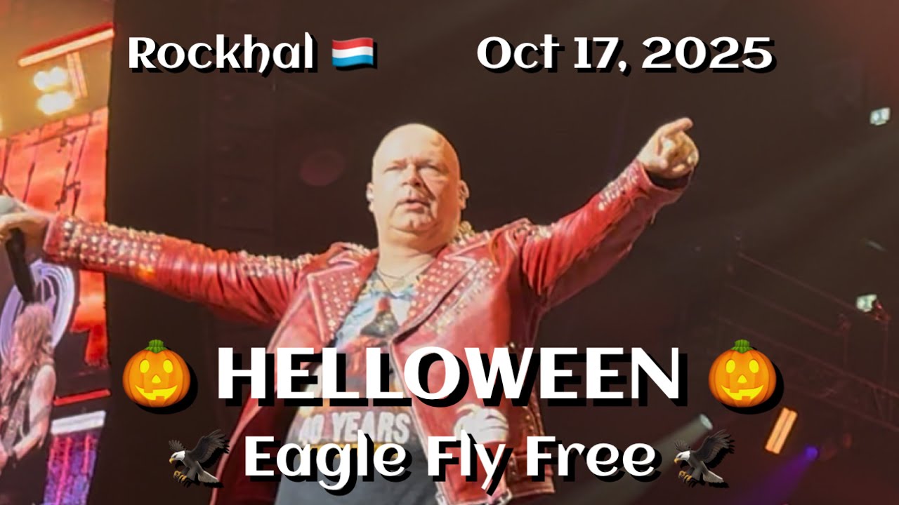 Helloween - Eagle Fly Free @Rockhal, Luxembourg 🇱🇺 October 17, 2025 LIVE HDR 4K