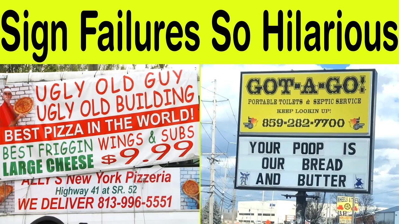 Sign Failures So Hilarious, They&rsquo;ll Make Your Day! || Happy Panda