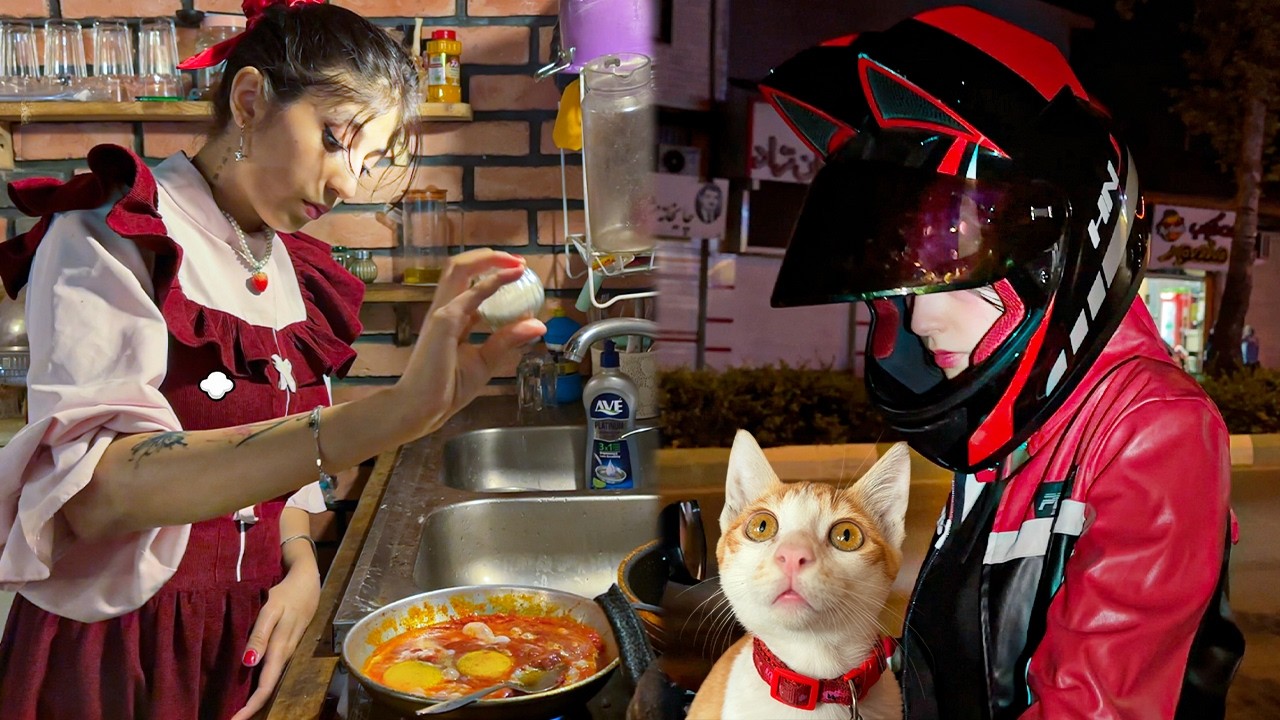 Biker Girl Started Her Cafe Business at 17 🏍️ | Life in Iran
