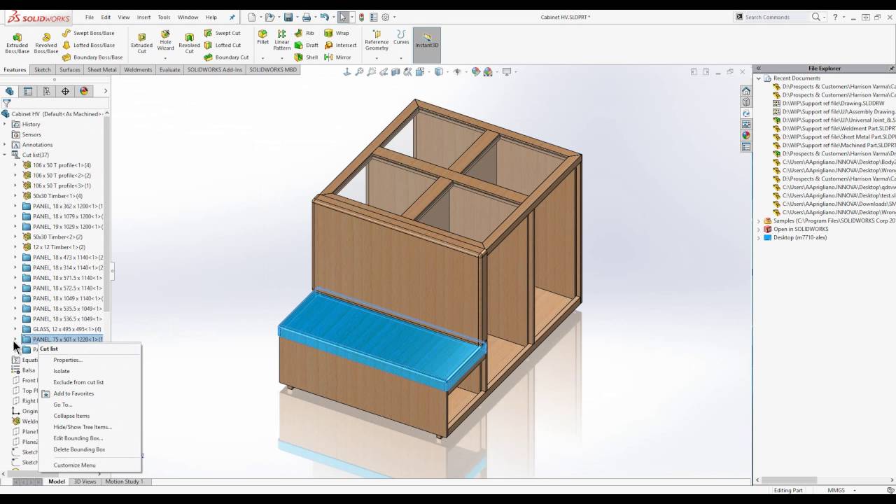 SOLIDWORKS in the furniture design industry