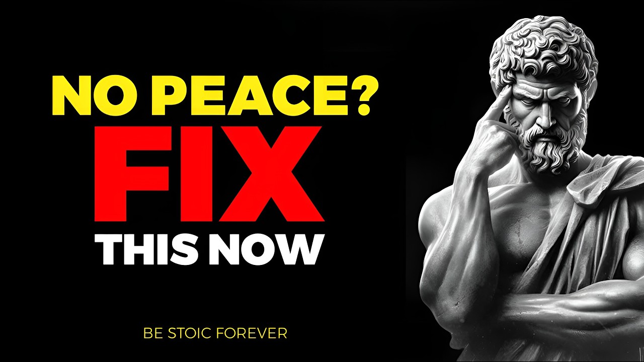 STOICISM : No Peace? Cut These 5 Toxic Habits Now