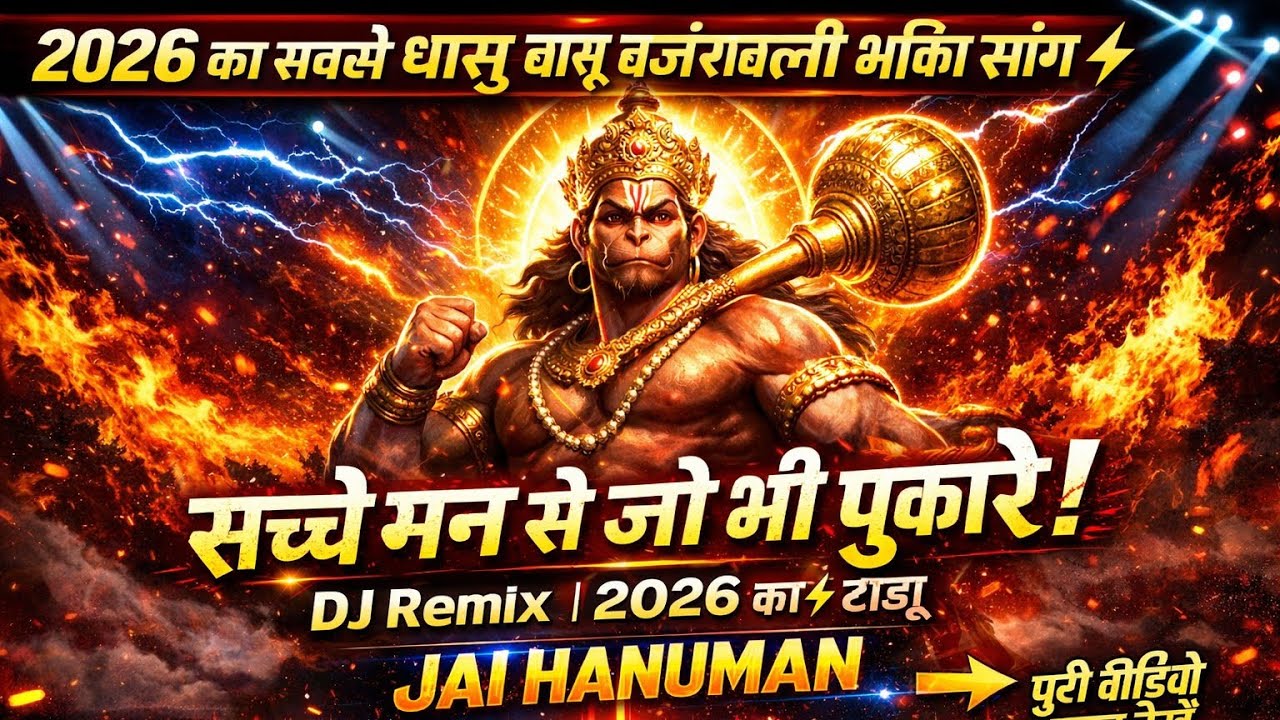 सच्चे मन से जो भी पुकारे | DJ Remix 2026 | Jai Hanuman Bass Boosted | जोशीला भक्ति सॉन्ग 🔥