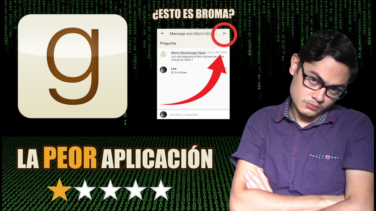 Por esta razón ODIO GOODREADS