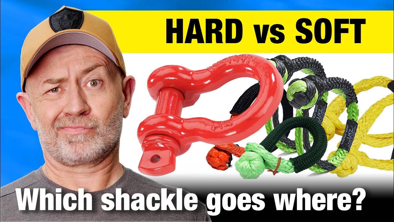 4X4 steel shackle Vs soft shackle - definitive guide to safe recovery | Auto Expert John Cadogan