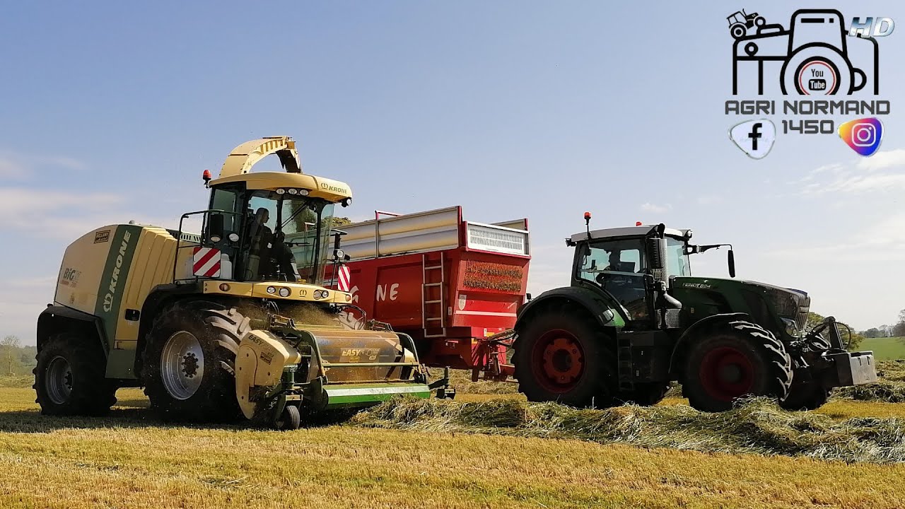 🌾 Ensilage d’herbe 2020 ☘️ | KRONE big x700 & FENDT🚜| [ ETA Quentin 🇨🇵 ]