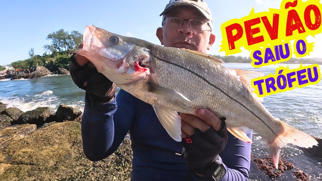 O MAIOR ROBALO PEVA! Pescaria de ROBALO na boca da barra de Cabo Frio #fishing #robalo #fish #pesca