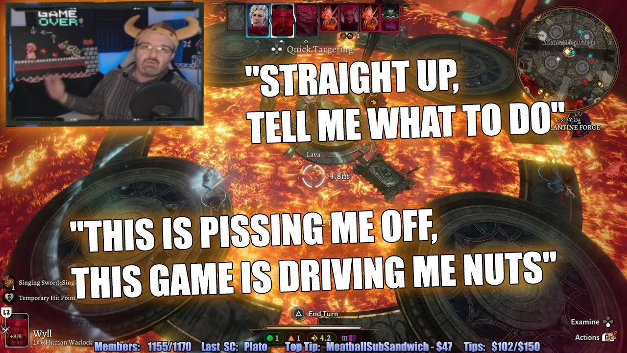 DSP Pissed Off With Baldur's Gate 3, Asks for Full Handholding, Takes It Out on Viewers and Devs