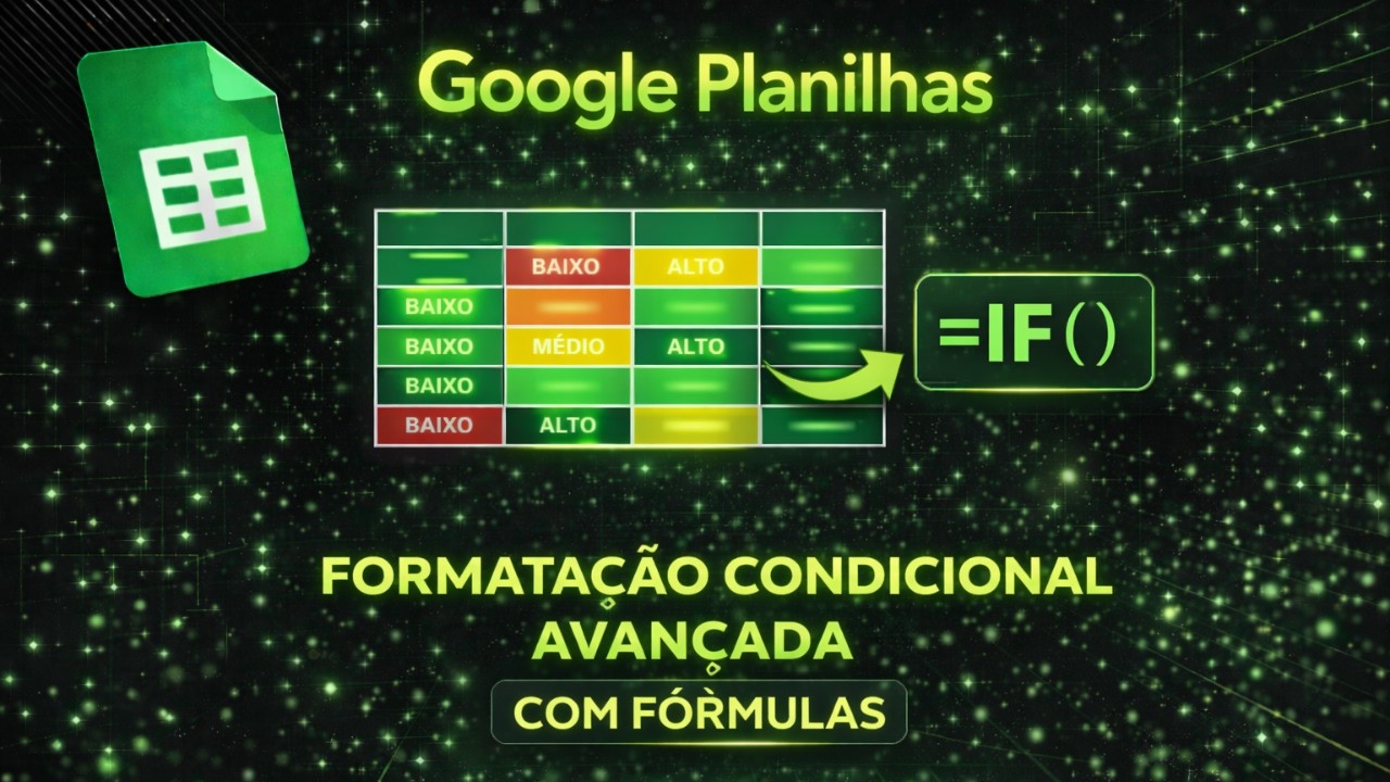 Formata&ccedil;&atilde;o Avan&ccedil;ada com F&oacute;rmulas - Google Planilhas