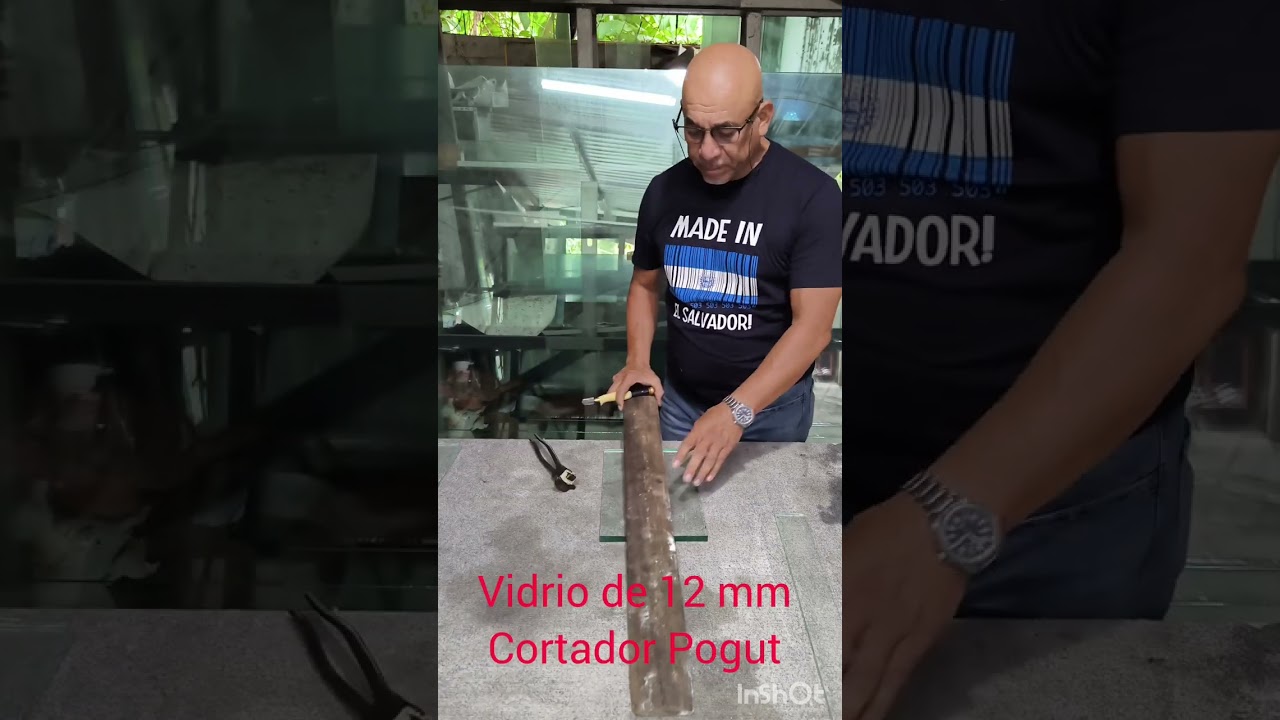 como se corta el vidrio de diferentes grosores