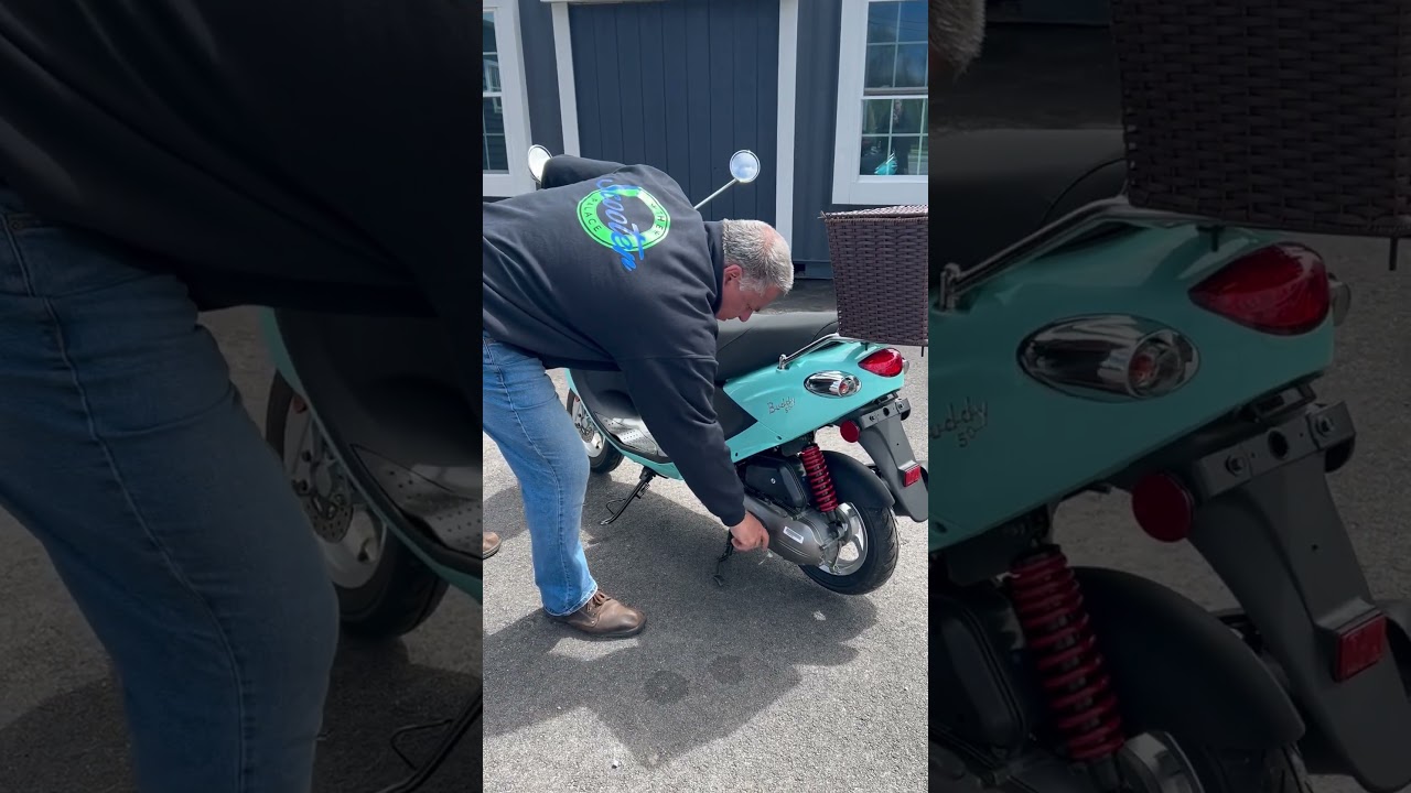 How to kickstart your scooter.