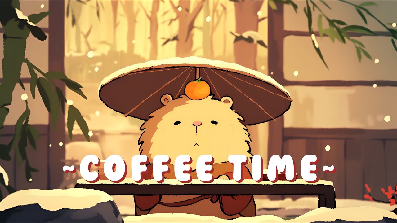 [Full Hour] Capybara Lofi Music Station - Chill Jazz Beats to Relax/Study ~ Sweet Dreams ~ 🦫 🍵 ✨