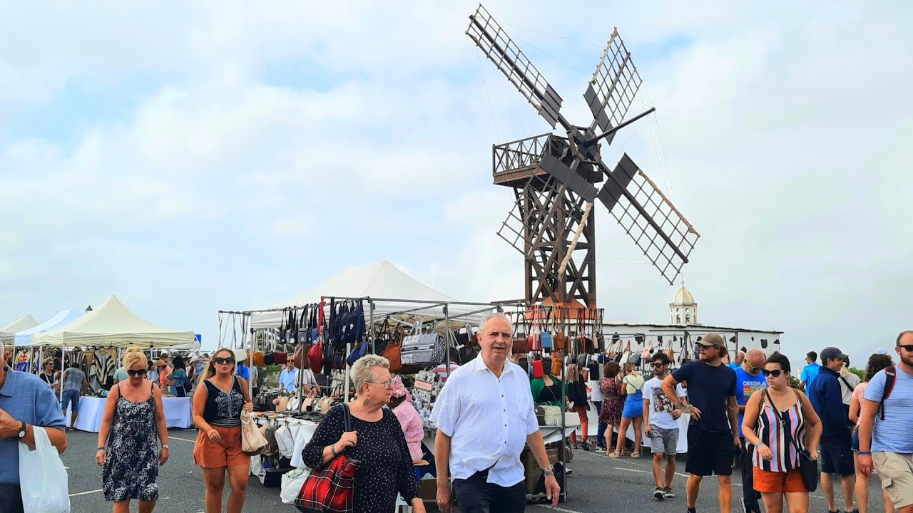 TEGUISE MARKET LANZAROTE - Tourist Destination FULL TOUR (PART2)