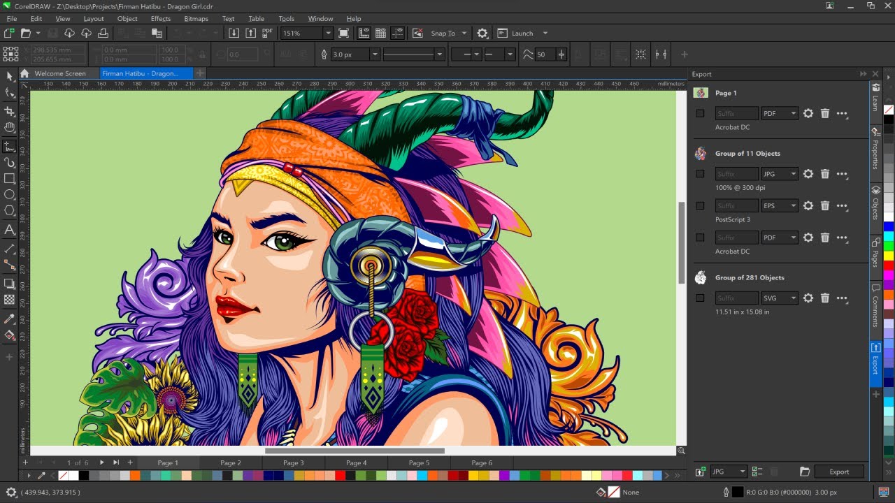 Cambiar la apariencia de Inkscape para que se parezca a la de CorelDRAW