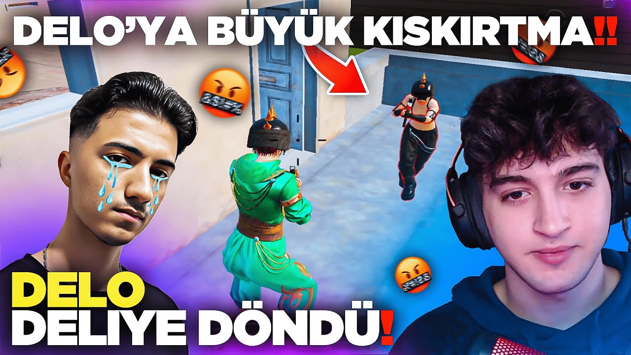 DELOYA BÜYÜK KIŞKIRTMA!! FENA SİNİRLENDİ!! (KÜFÜR ETTİ) PUBG Mobile