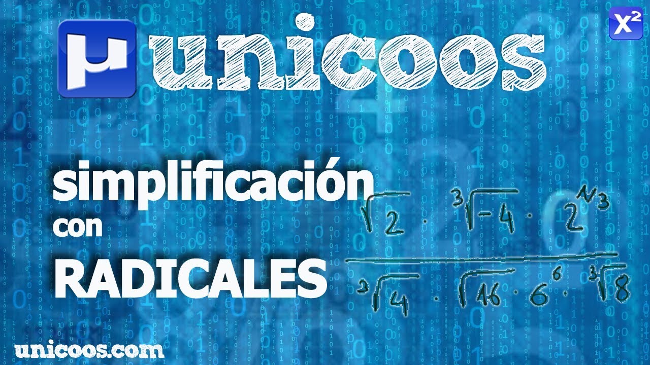 Operaciones con radicales 08 Simplificación SECUNDARIA