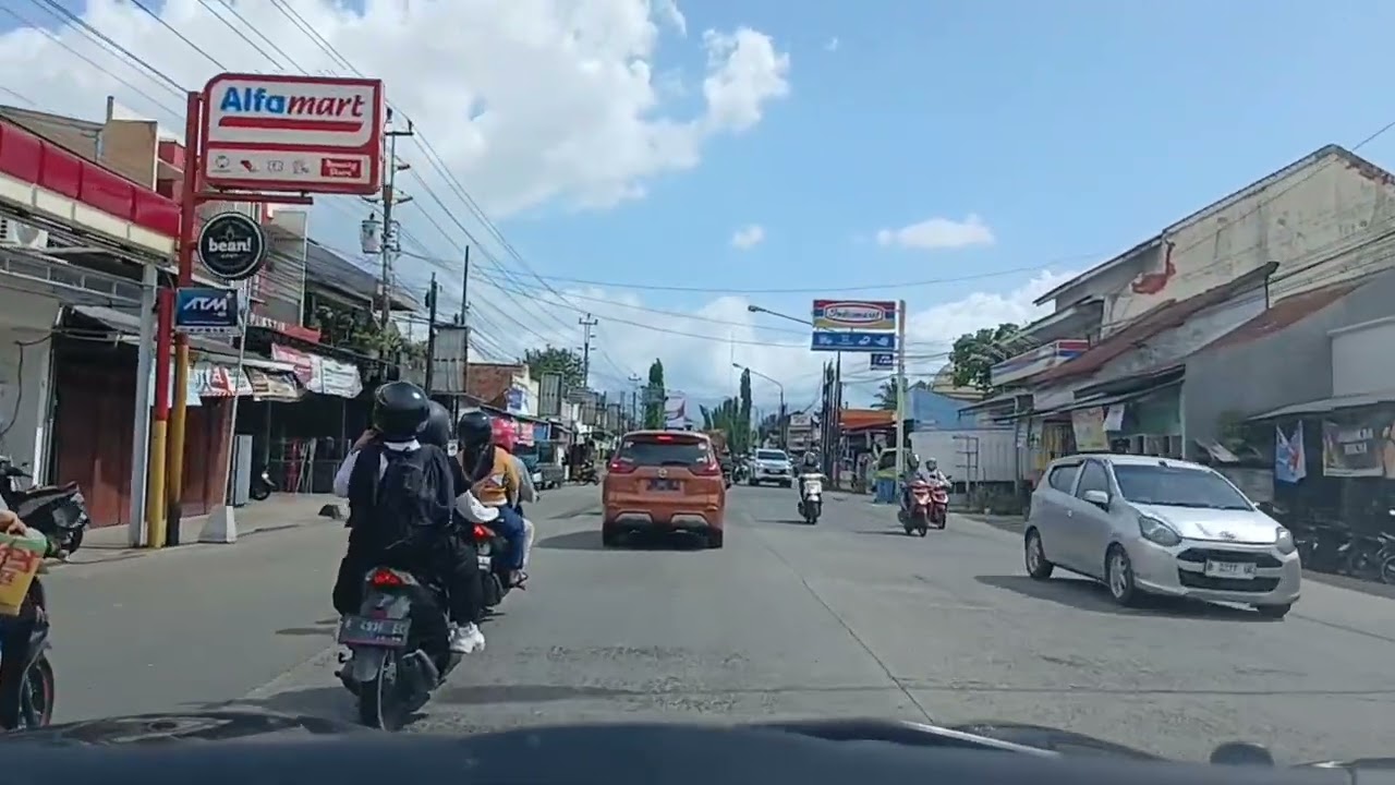 Motovlog : menikmati suasana perjalanan dari kota Purbalingga ke kecamatan Bukateja 
