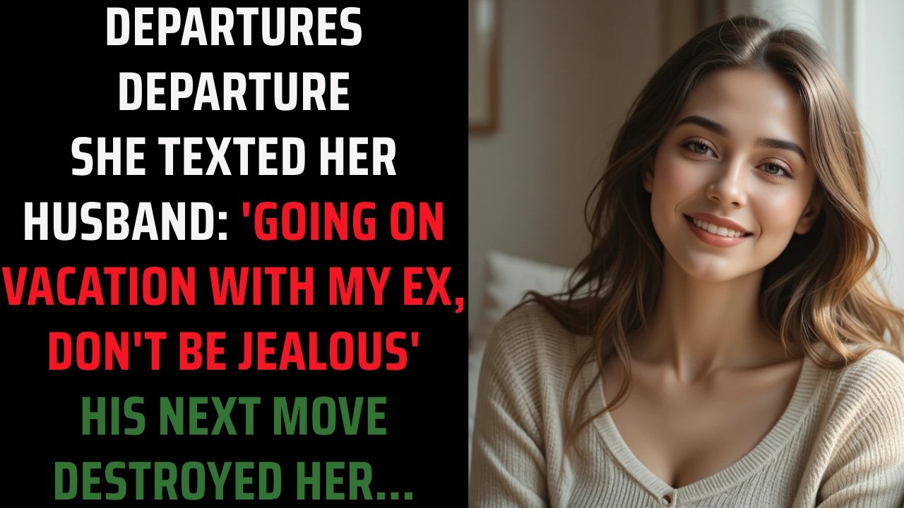 She Texted Her Husband: “I’m Going on Vacation With My Ex” — His Calm Response Changed
