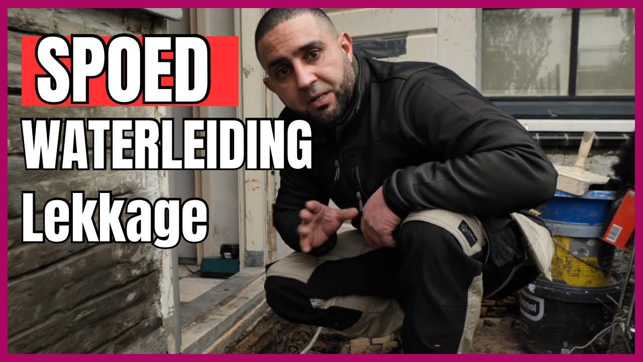 SPOED Waterleiding lekkage verhelpen | Loodgieter Anouar in Den Haag laat zien hoe #diy