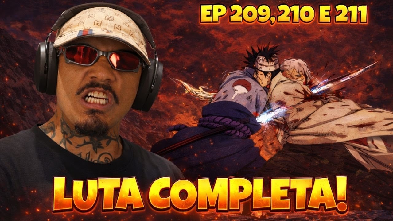 SASUKE vs DANZO - Episódios 209, 210 e 211 - SNOPEY assistindo NARUTO SHIPPUDEN