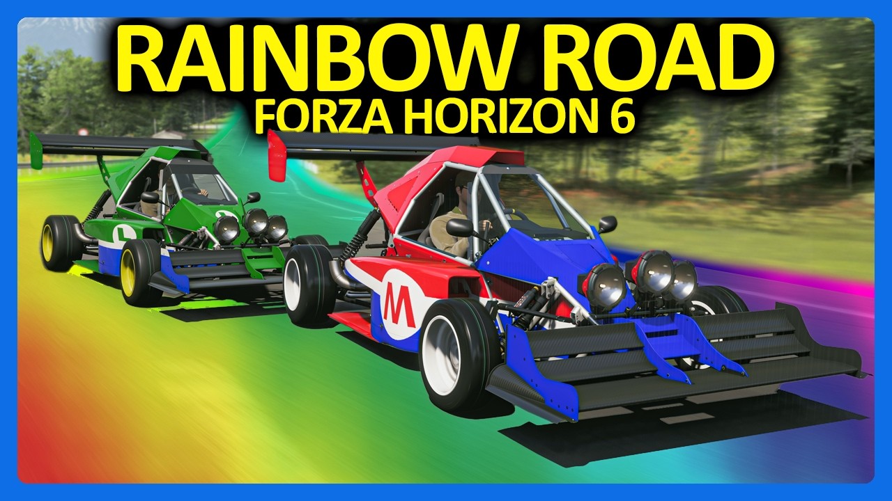 Forza Horizon 6 : Rainbow Road Challenge!!